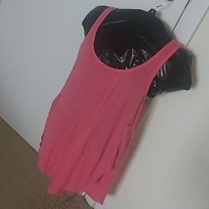 NWT Express Pink Racerback Long Tank, Sz XS